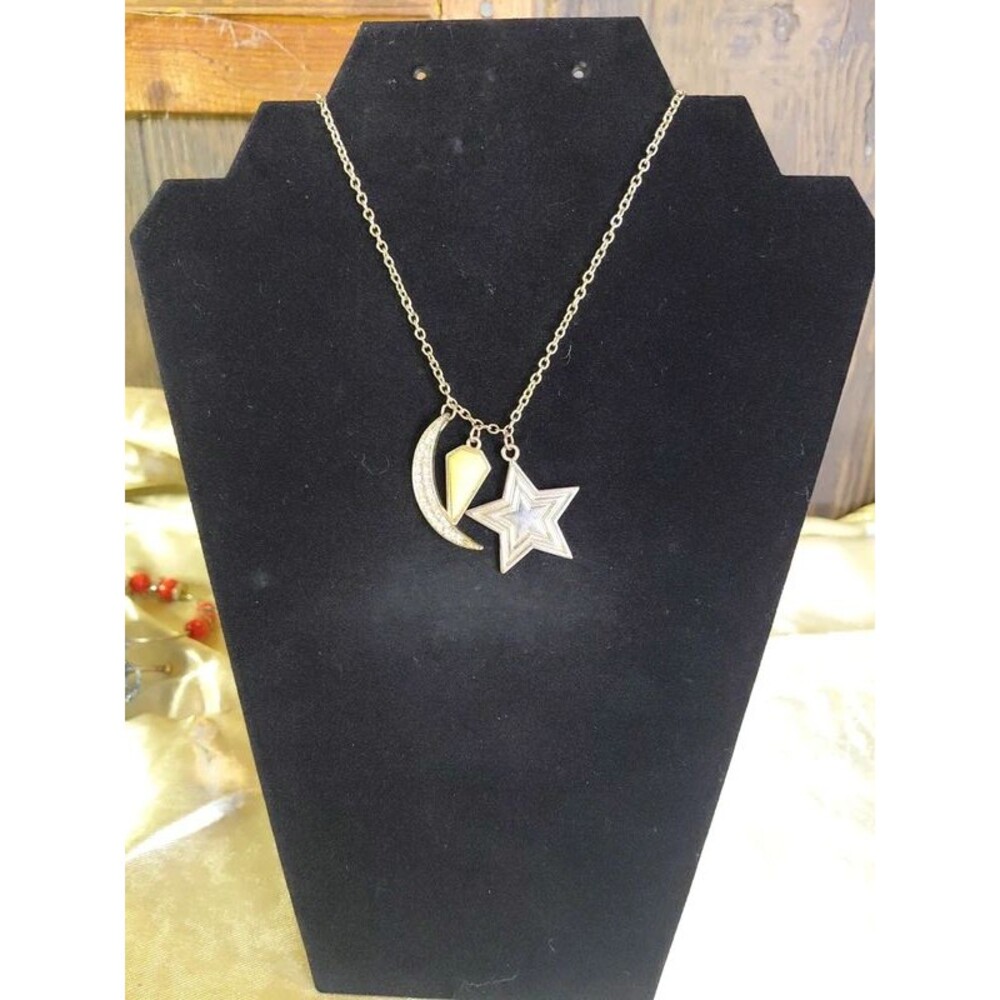 Moon and Stars Necklace